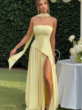 runaway the label maxi dress Runaway The Label MARGOT Bridesmaids Semi Formal Maxi Dress Sage / XS AUS